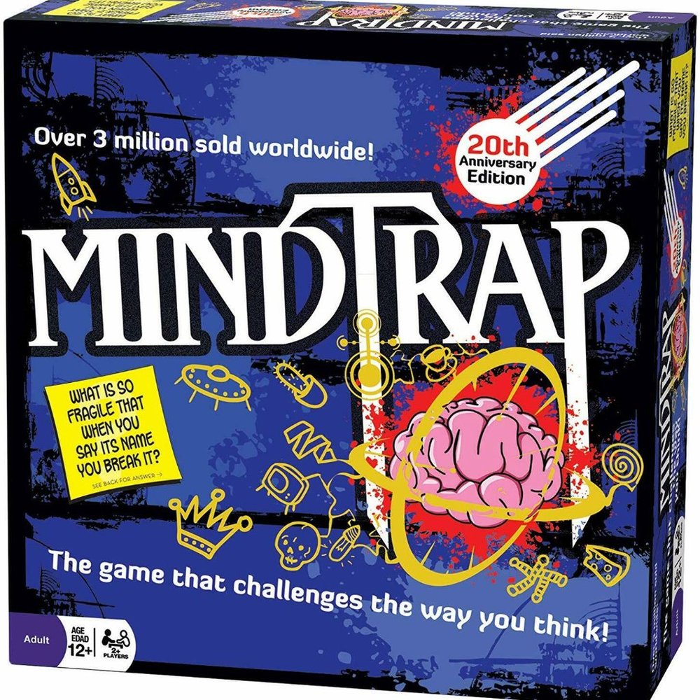 3/$77❤️MINDTRAP 20th Anniversary Edition party trivia game puzzle brainteaser
